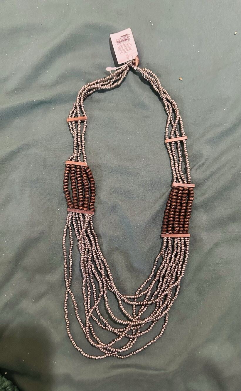 String Beaded Necklace Made In Mexico